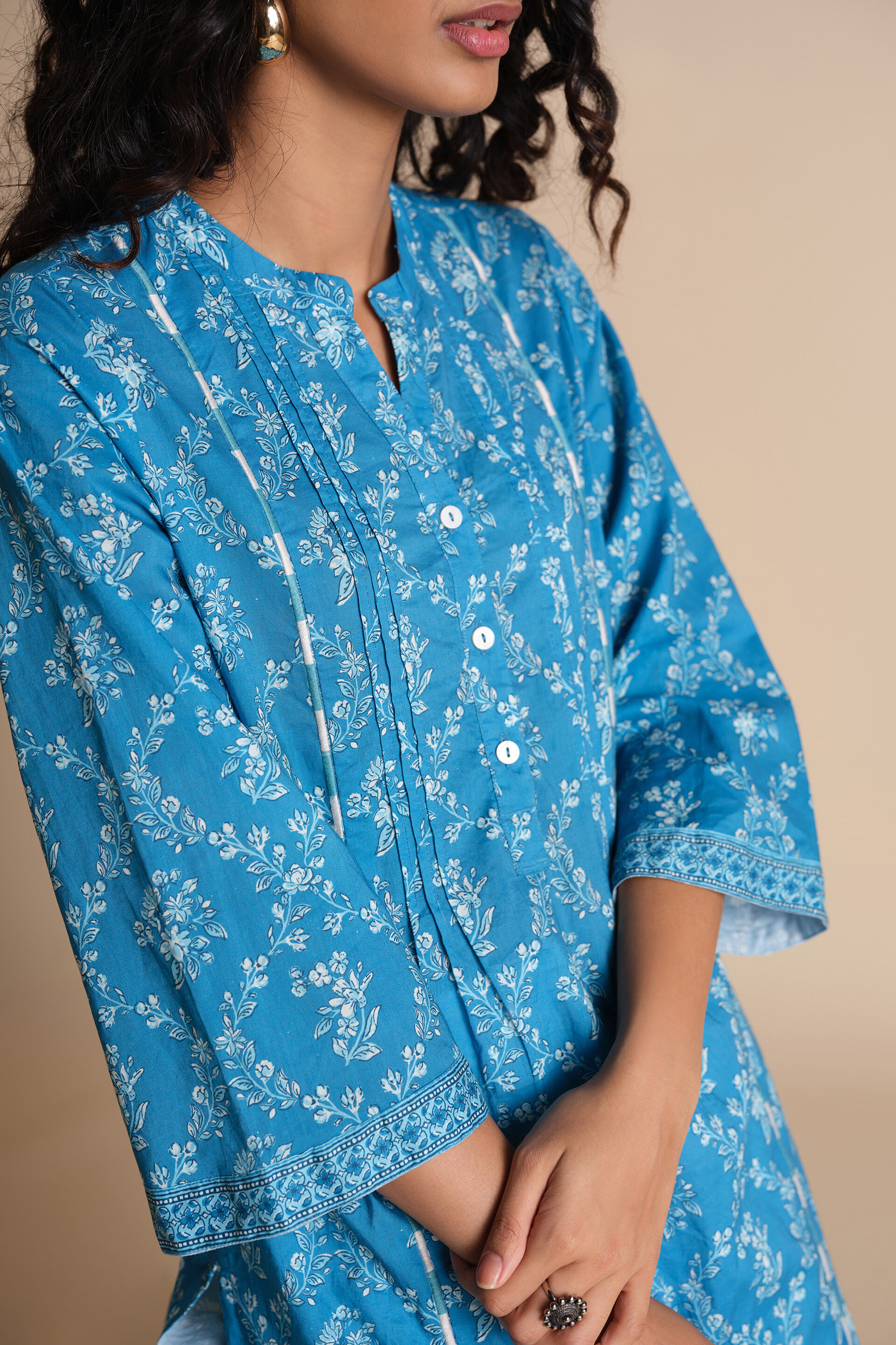 Blue Bahar Tunic, Light Blue, image 4